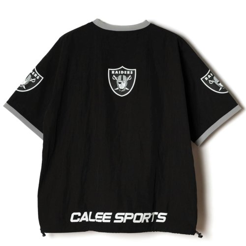 他の写真2: CALEE/× NFL RAIDERS S/S NYLON GAME SH（BLACK）［ナイロンゲームシャツ-24春夏］