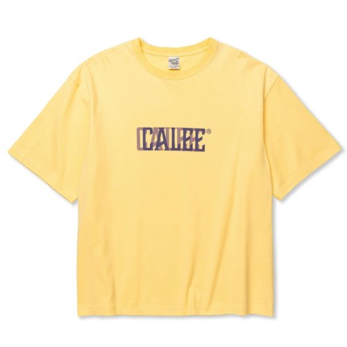 他の写真1: CALEE/DROP SHOULDER CALEE BLUR LOGO TEE（YELLOW）［ドロップショルダープリントT-24春夏］