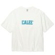 画像1: CALEE/DROP SHOULDER CALEE BLUR LOGO TEE（WHITE）［ドロップショルダープリントT-24春夏］ (1)