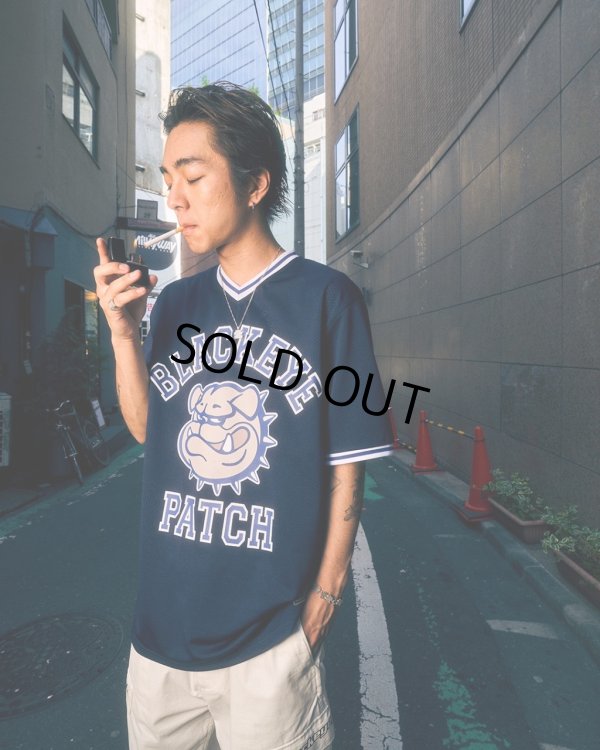 画像3: BlackEyePatch/BULLDOG V NECK GAME SHIRT（NAVY）