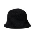画像1: COOTIE PRODUCTIONS/Knit Crusher Hat（Black）［クラッシャーハット-24春夏］ (1)