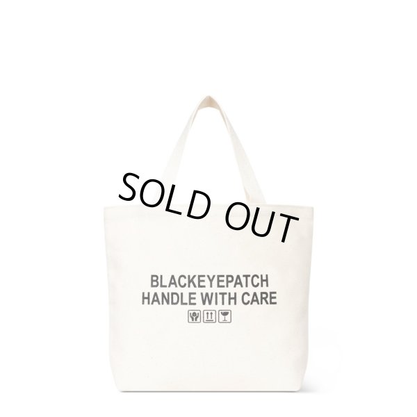 画像2: BlackEyePatch/HWC LABEL TOTE BAG MEDIUM（OFF WHITE）