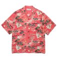 画像1: WACKO MARIA/HAWAIIAN SHIRT（RED）［ハワイアンシャツ-24春夏］ (1)