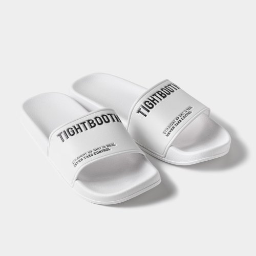 他の写真1: TIGHTBOOTH/LABEL LOGO SLIDE SANDAL（White）［スライドサンダル-24春夏］