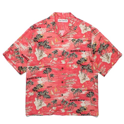 他の写真1: WACKO MARIA/HAWAIIAN SHIRT（RED）［ハワイアンシャツ-24春夏］