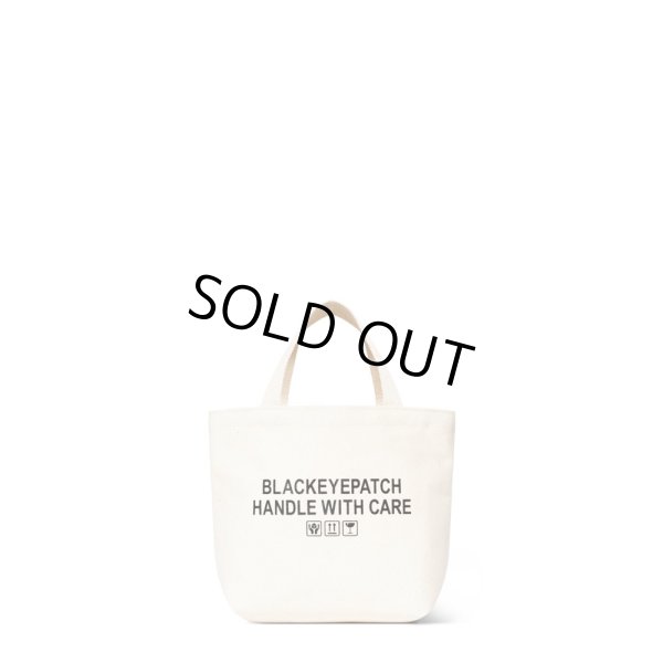 画像2: BlackEyePatch/HWC LABEL TOTE BAG SMALL（OFF WHITE）