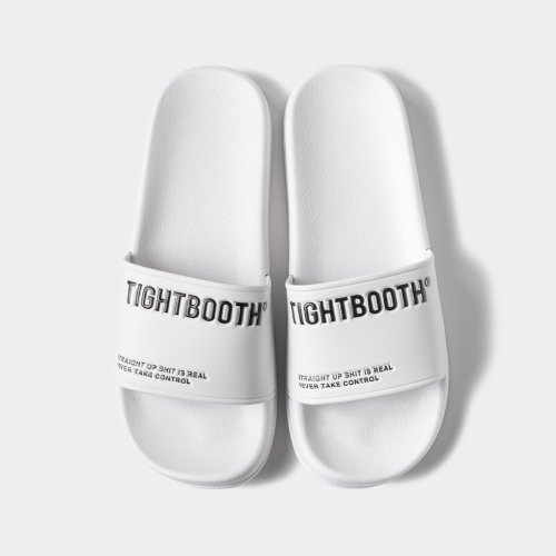 他の写真2: TIGHTBOOTH/LABEL LOGO SLIDE SANDAL（White）［スライドサンダル-24春夏］