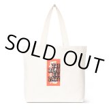 BlackEyePatch/HWC LABEL TOTE BAG LARGE（OFF WHITE）