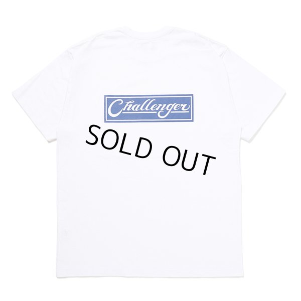 画像1: CHALLENGER/BAR LOGO TEE（WHITE）［プリントT-24秋冬］