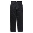 画像1: CHALLENGER/SUPERIOR PAINTER WARM PANTS（BLACK）［ペインターウォームパンツ-24秋冬］ (1)