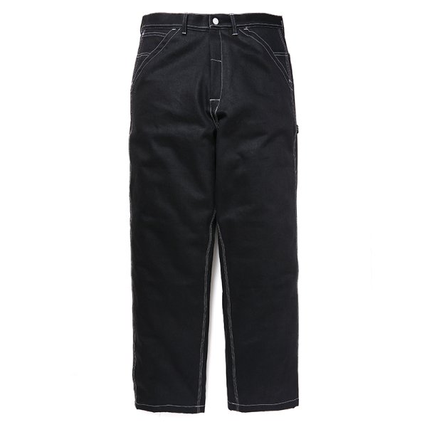 画像1: CHALLENGER/SUPERIOR PAINTER WARM PANTS（BLACK）［ペインターウォームパンツ-24秋冬］