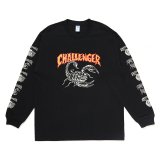 CHALLENGER/L/S SCORPION TEE（BLACK）［プリント長袖T-24秋冬］