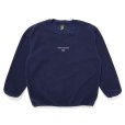 画像1: CHALLENGER/SAILOR C/N FLEECE（NAVY）［セーラークルーネックフリース-24秋冬］ (1)