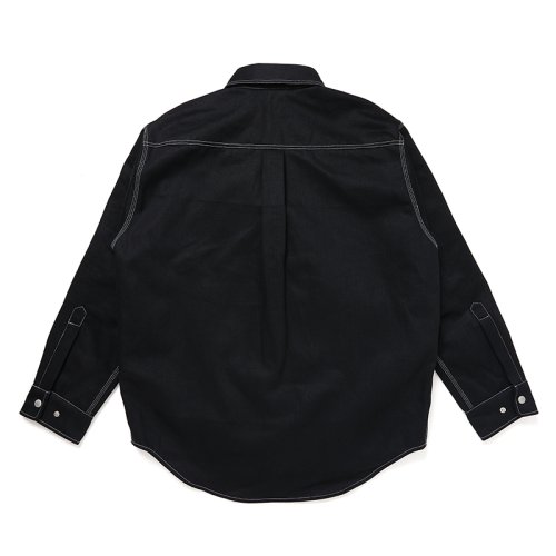 他の写真2: CHALLENGER/DENIM LINING SHIRT（BLACK）［デニムライニングシャツ-24秋冬］