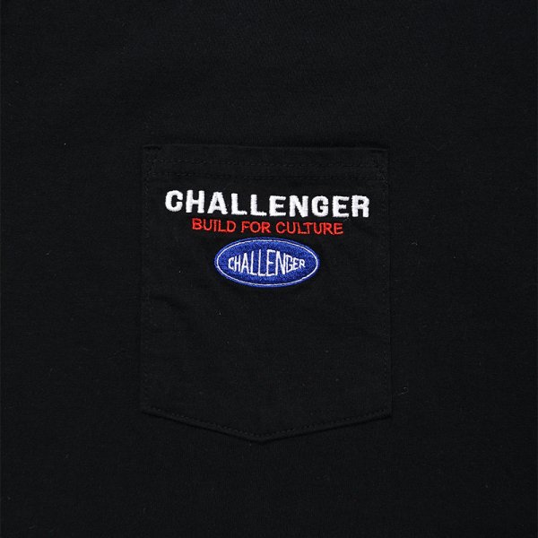 画像3: CHALLENGER/SAILOR LOGO POCKET TEE（BLACK）［刺繍ポケT-24秋冬］