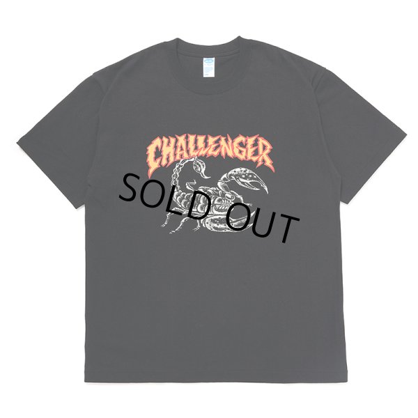 画像1: CHALLENGER/SCORPION TEE（BLACK）［プリントT-24秋冬］