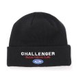 画像1: CHALLENGER/SAILOR KNIT CAP（BLACK）［セーラーニットキャップ-24秋冬］ (1)