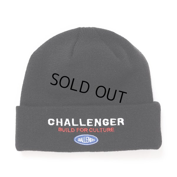 画像1: CHALLENGER/SAILOR KNIT CAP（BLACK）［セーラーニットキャップ-24秋冬］