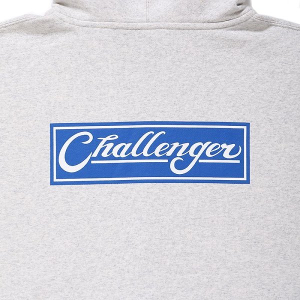 画像5: CHALLENGER/BAR LOGO ZIP HOODIE（GRAY）［ジップフーディー-24秋冬］