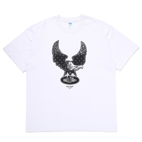 画像1: CHALLENGER/OVAL EAGLE TEE（WHITE）［プリントT-24秋冬］