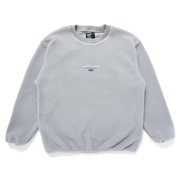 画像1: CHALLENGER/SAILOR C/N FLEECE（GRAY）［セーラークルーネックフリース-24秋冬］