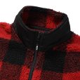 画像3: CHALLENGER/BUFFALO PLAID BOA JACKET（RED）［バッファローチェックボアJKT-24秋冬］