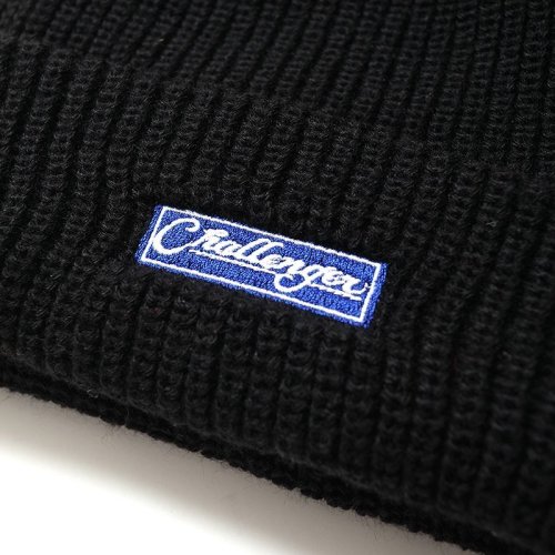 他の写真3: CHALLENGER/BAR LOGO KNIT CAP（BLACK）［バーロゴニットキャップ-24秋冬］