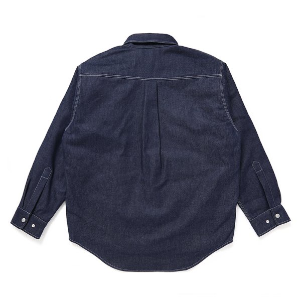 画像2: CHALLENGER/DENIM LINING SHIRT（INDIGO）［デニムライニングシャツ-24秋冬］