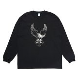 CHALLENGER/L/S OVAL EAGLE TEE（BLACK）［プリント長袖T-24秋冬］