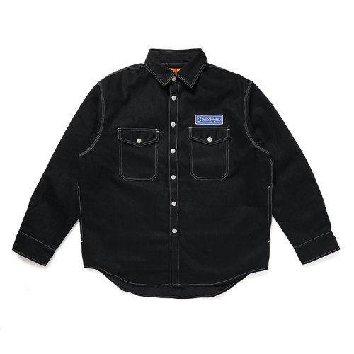 他の写真1: CHALLENGER/DENIM LINING SHIRT（BLACK）［デニムライニングシャツ-24秋冬］