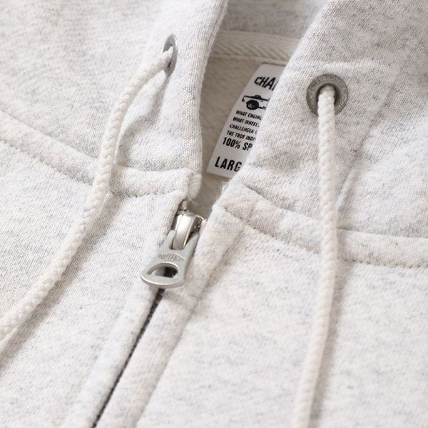 画像3: CHALLENGER/BAR LOGO ZIP HOODIE（GRAY）［ジップフーディー-24秋冬］