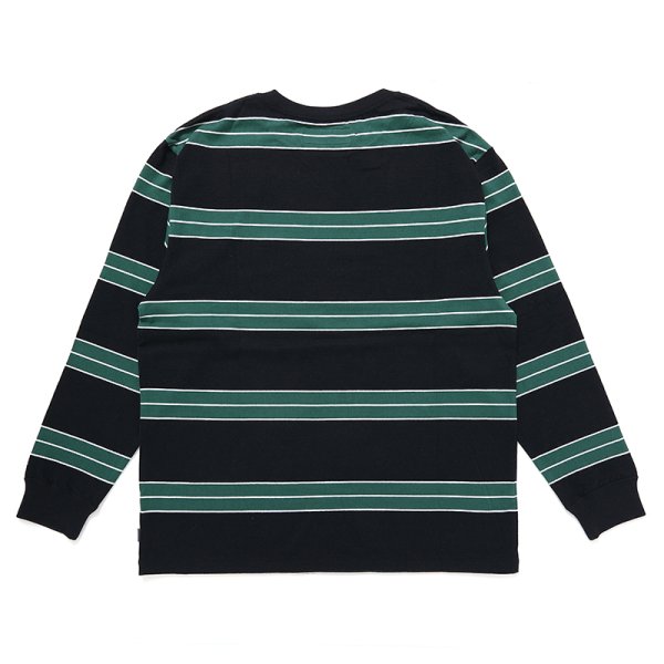 画像2: CHALLENGER/L/S CLASSIC BORDER TEE（BLACK/GREEN）［クラシックボーダー長袖T-24秋冬］