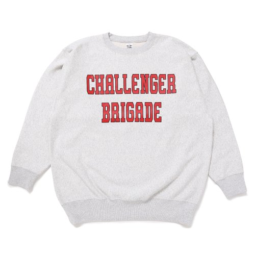 他の写真1: CHALLENGER/COLLEGE LOGO C/N SWEAT（GRAY）［クルーネックスウェット-24秋冬］