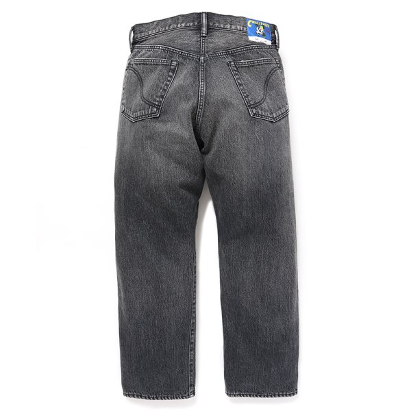 画像2: CHALLENGER/CLASSIC WASHED DENIM PANTS（WASHED BLACK）［クラシックウォッシュドデニムパンツ-24秋冬］