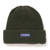 CHALLENGER/BAR LOGO KNIT CAP（OLIVE）［バーロゴニットキャップ-24秋冬］