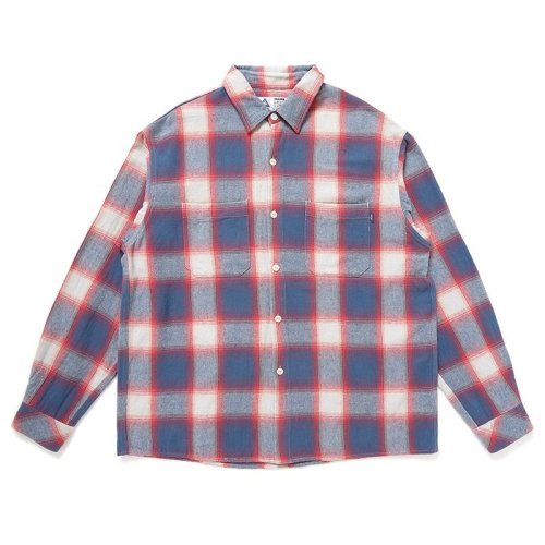 他の写真1: CHALLENGER/SHADOW PLAID SHIRT（BLUE/RED）［シャドウチェックシャツ-24秋冬］