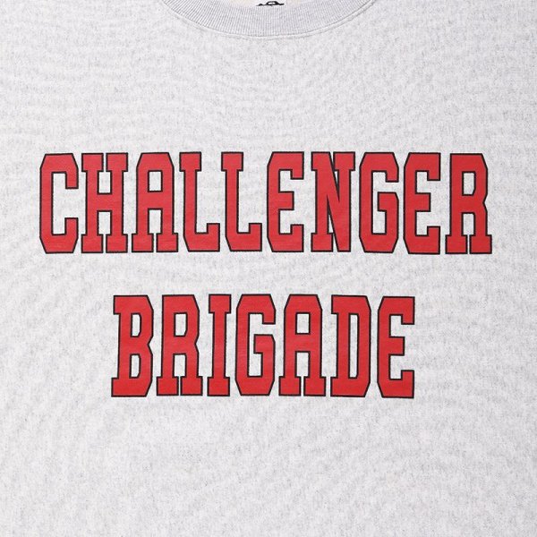 画像3: CHALLENGER/COLLEGE LOGO C/N SWEAT（GRAY）［クルーネックスウェット-24秋冬］