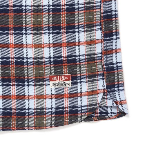 他の写真3: CHALLENGER/COUNTRY PLAID SHIRT（LT BLUE/ORANGE）［カントリーチェックシャツ-24秋冬］