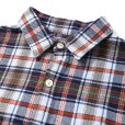 画像3: CHALLENGER/COUNTRY PLAID SHIRT（LT BLUE/ORANGE）［カントリーチェックシャツ-24秋冬］