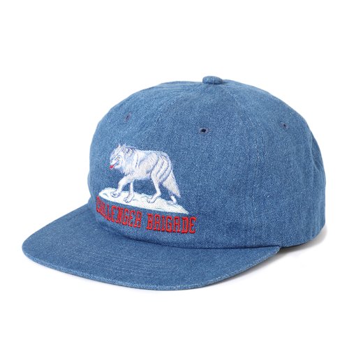 他の写真1: CHALLENGER/WOLF BRIGADE CAP（WASHED DENIM）［ウルフブリゲイドキャップ-24秋冬］