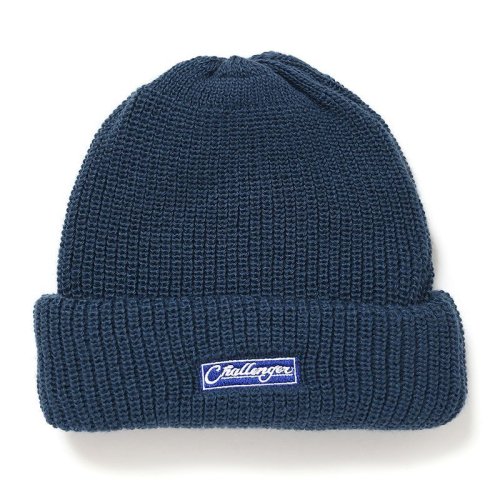 他の写真1: CHALLENGER/BAR LOGO KNIT CAP（DARK BLUE）［バーロゴニットキャップ-24秋冬］