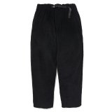 CHALLENGER/SUPERIOR CORDUROY WARM PANTS（BLACK）［コーデュロイウォームパンツ-24秋冬］