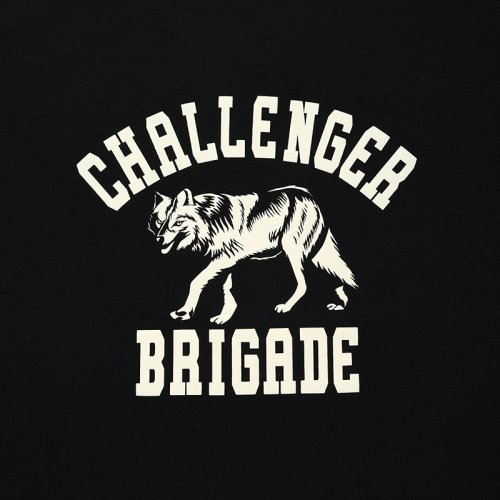 他の写真3: CHALLENGER/WOLF COLLEGE TEE（BLACK）［プリントT-24秋冬］