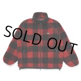 CHALLENGER/BUFFALO PLAID BOA JACKET（RED）［バッファローチェックボアJKT-24秋冬］