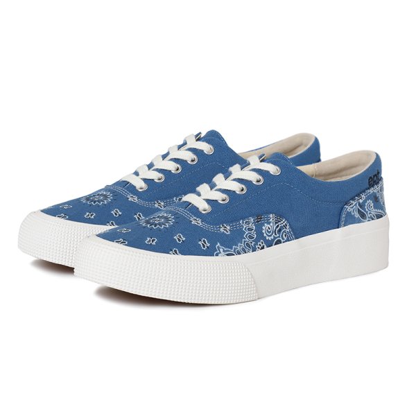 画像1: CHALLENGER/BANDANA SNEAKERS（×ept）（NAVY）［バンダナスニーカー-24秋冬］