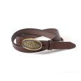 画像1: CHALLENGER/LEATHER BELT（BROWN）［レザーベルト-24秋冬］ (1)