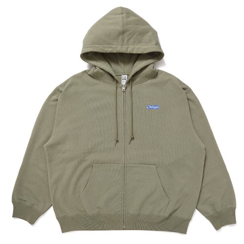 他の写真1: CHALLENGER/BAR LOGO ZIP HOODIE（KHAKI）［ジップフーディー-24秋冬］