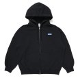 画像2: CHALLENGER/BAR LOGO ZIP HOODIE（BLACK）［ジップフーディー-24秋冬］ (2)