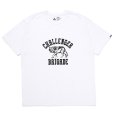 画像1: CHALLENGER/WOLF COLLEGE TEE（WHITE）［プリントT-24秋冬］ (1)