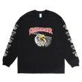 CHALLENGER/L/S EAGLE HEAD TEE（BLACK）［プリント長袖T-24秋冬］